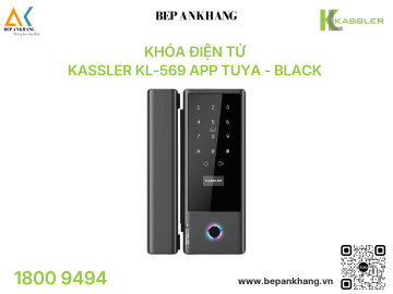 Khóa điện tử Kassler KL-569 App Tuya - Black 